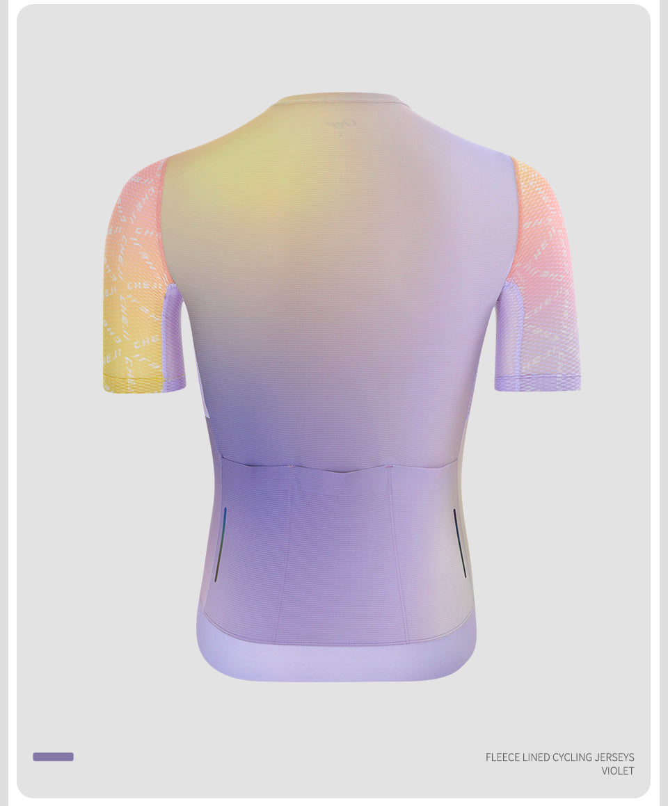 Cycling Jersey Men's Gradient Colors（This model can be made into your brand）