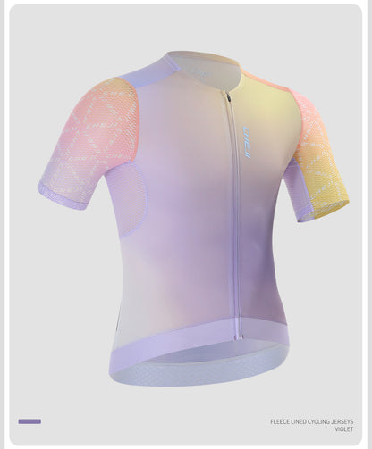 Cycling Jersey Men's Gradient Colors（This model can be made into your brand）