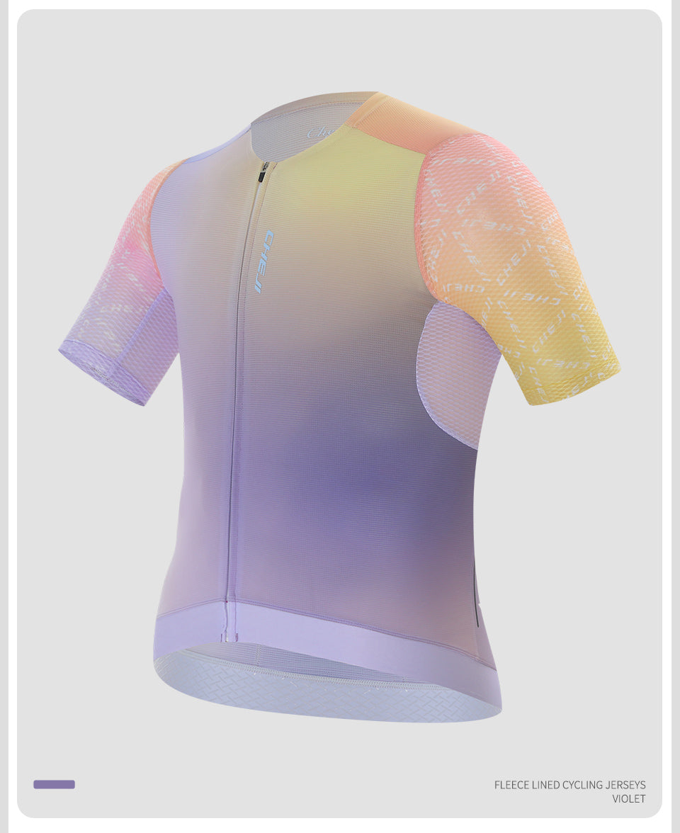 Cycling Jersey Men's Gradient Colors（This model can be made into your brand）