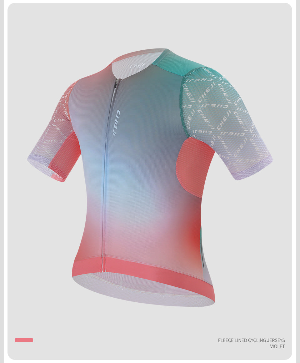 Cycling Jersey Men's Gradient Colors（This model can be made into your brand）