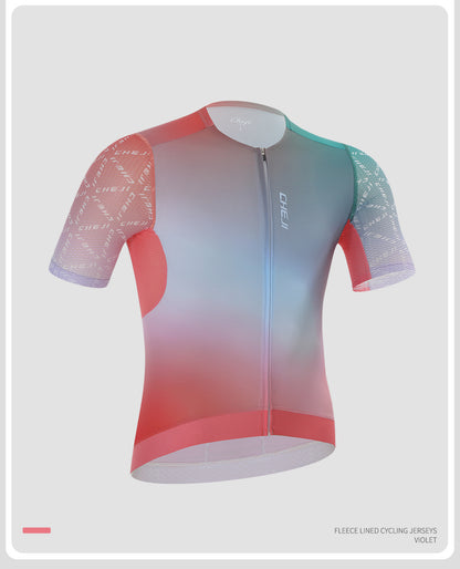 Cycling Jersey Men's Gradient Colors（This model can be made into your brand）